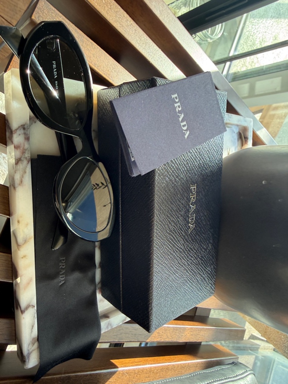 NEW PRADA Black PR26ZS Sunglasses | BNIB - Picture 13 of 15